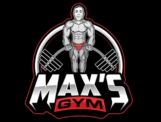 Max’s Gym logo design by DreamLogoDesign