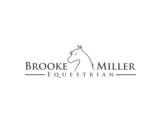 Brooke Miller Equestrian logo design by Purwoko21