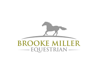 Brooke Miller Equestrian logo design by Republik