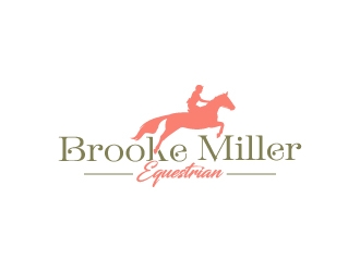 Brooke Miller Equestrian logo design by Krafty