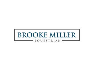 Brooke Miller Equestrian logo design by p0peye