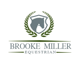 Brooke Miller Equestrian logo design by bougalla005