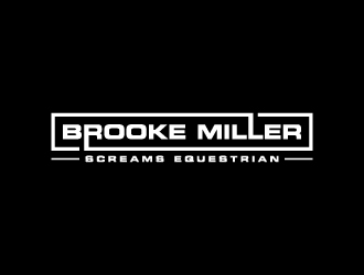 Brooke Miller Equestrian logo design by BrainStorming
