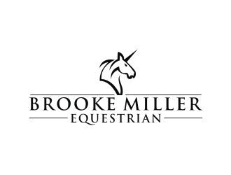 Brooke Miller Equestrian logo design by logitec