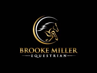 Brooke Miller Equestrian logo design by usef44