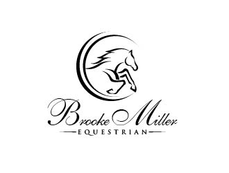 Brooke Miller Equestrian logo design by usef44