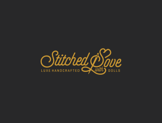 Stitched with Love logo design by puthreeone
