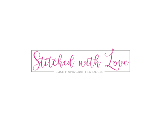 Stitched with Love logo design by Barkah