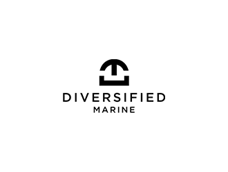 Diversified Marine  logo design by blackcane