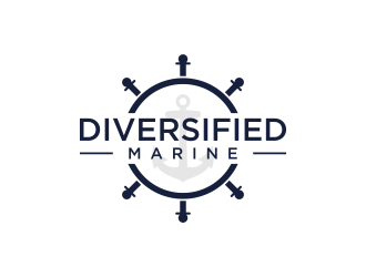 Diversified Marine  logo design by salis17
