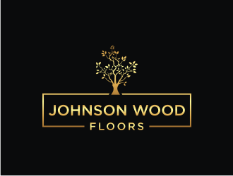 Johnson Wood Floors logo design by mbamboex