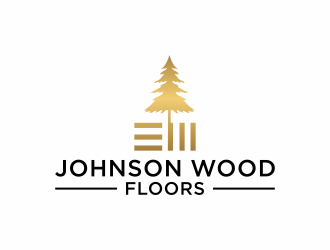 Johnson Wood Floors logo design by checx