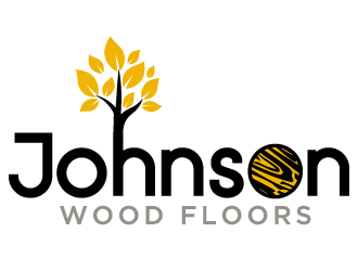 Johnson Wood Floors logo design by MonkDesign