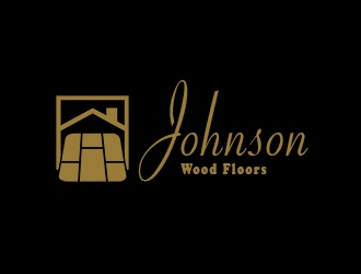 Johnson Wood Floors logo design by bougalla005
