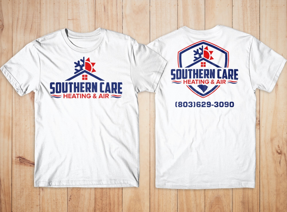 Southern Care Heating & Air logo design by Kindo