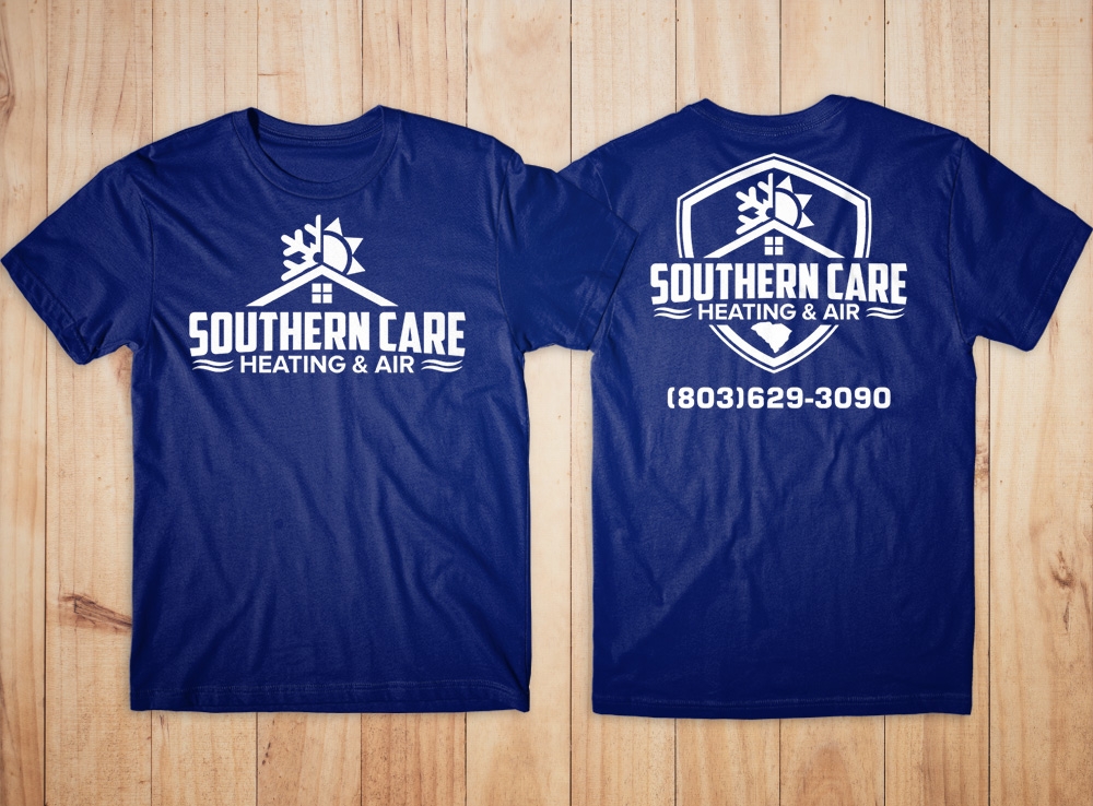 Southern Care Heating & Air logo design by Kindo