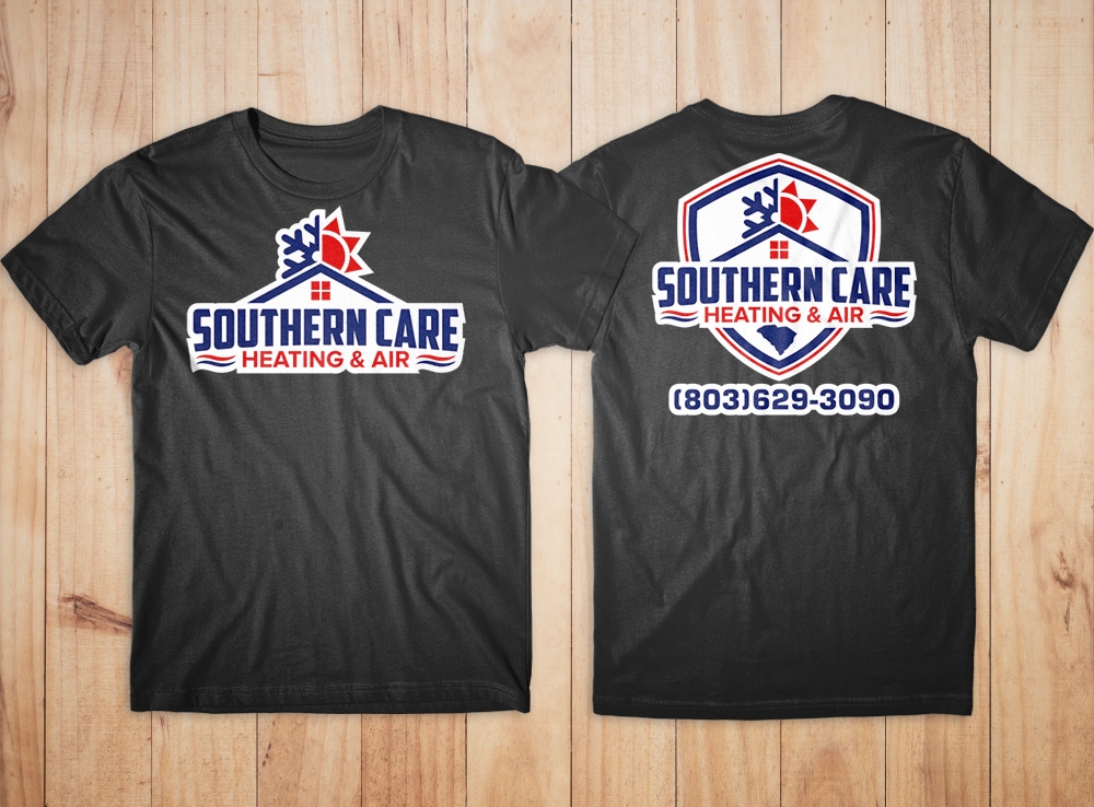 Southern Care Heating & Air logo design by Kindo