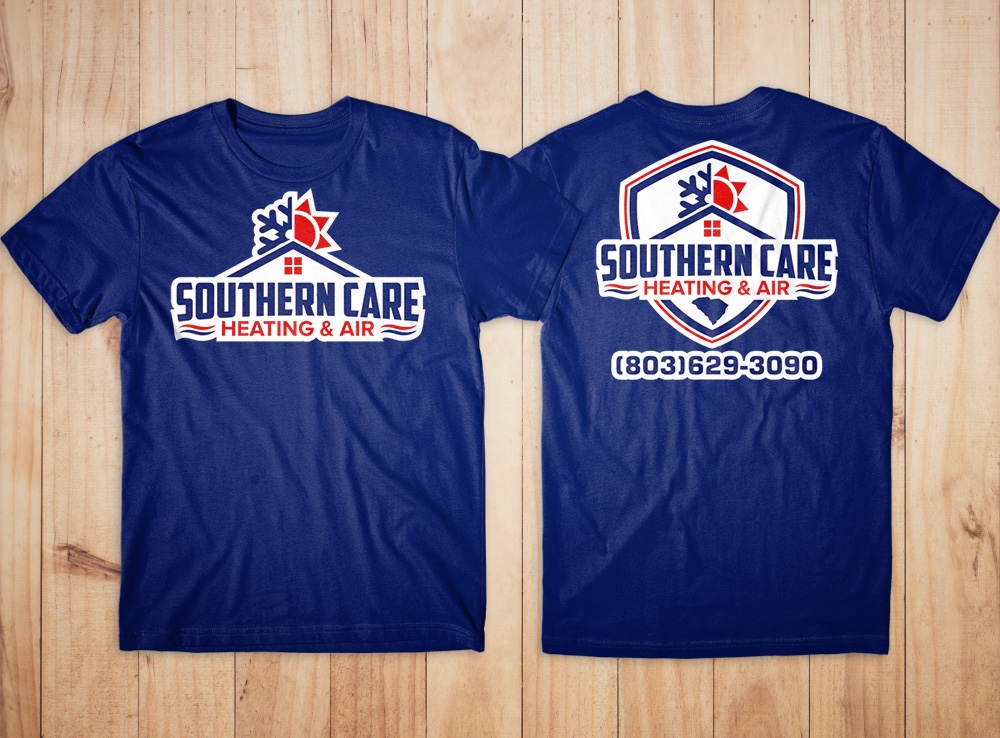 Southern Care Heating & Air logo design by Kindo