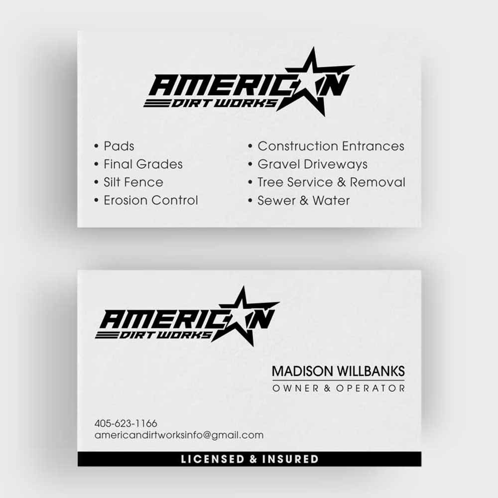 American Dirt Works   logo design by dibyo