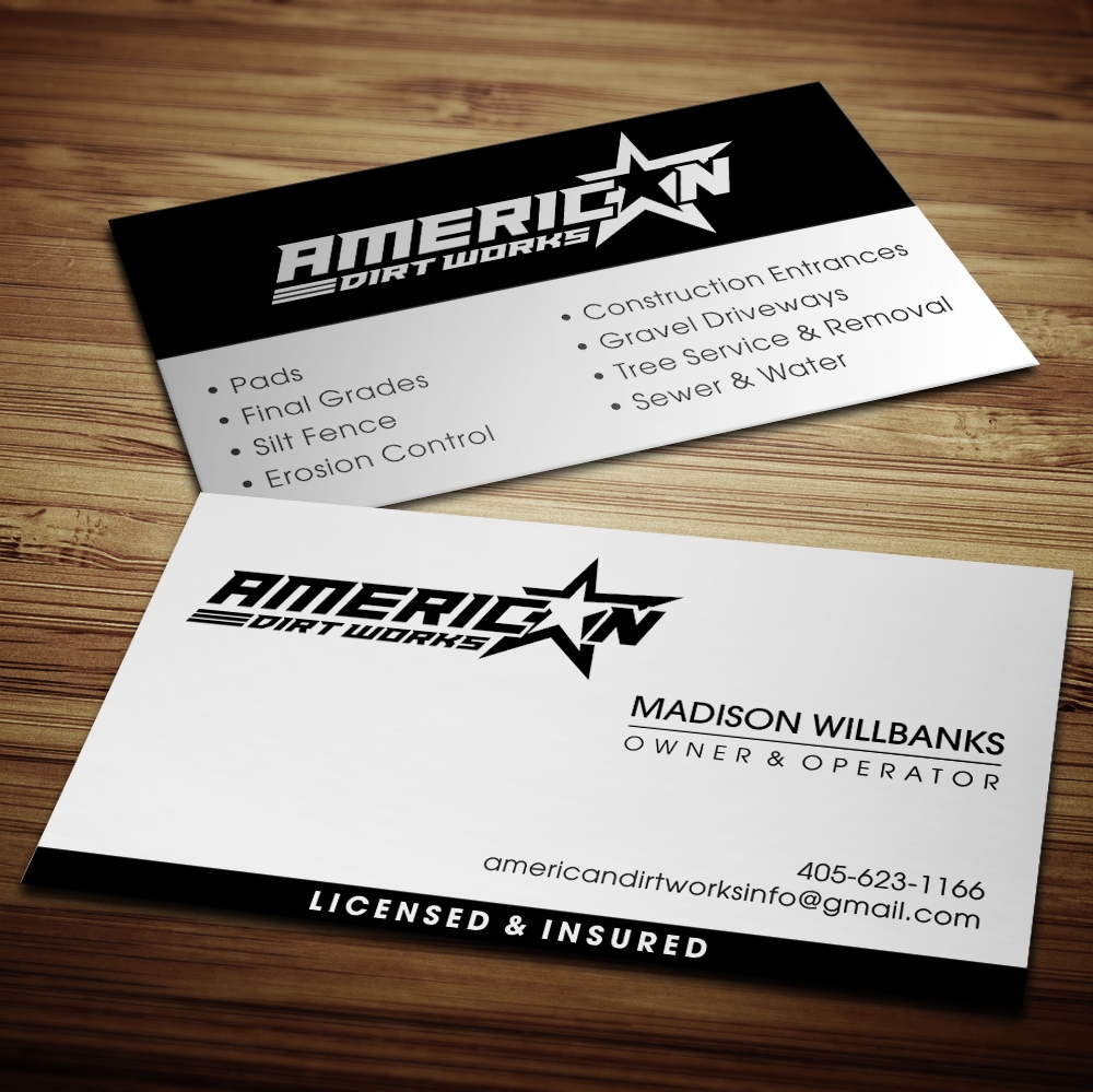 American Dirt Works   logo design by dibyo