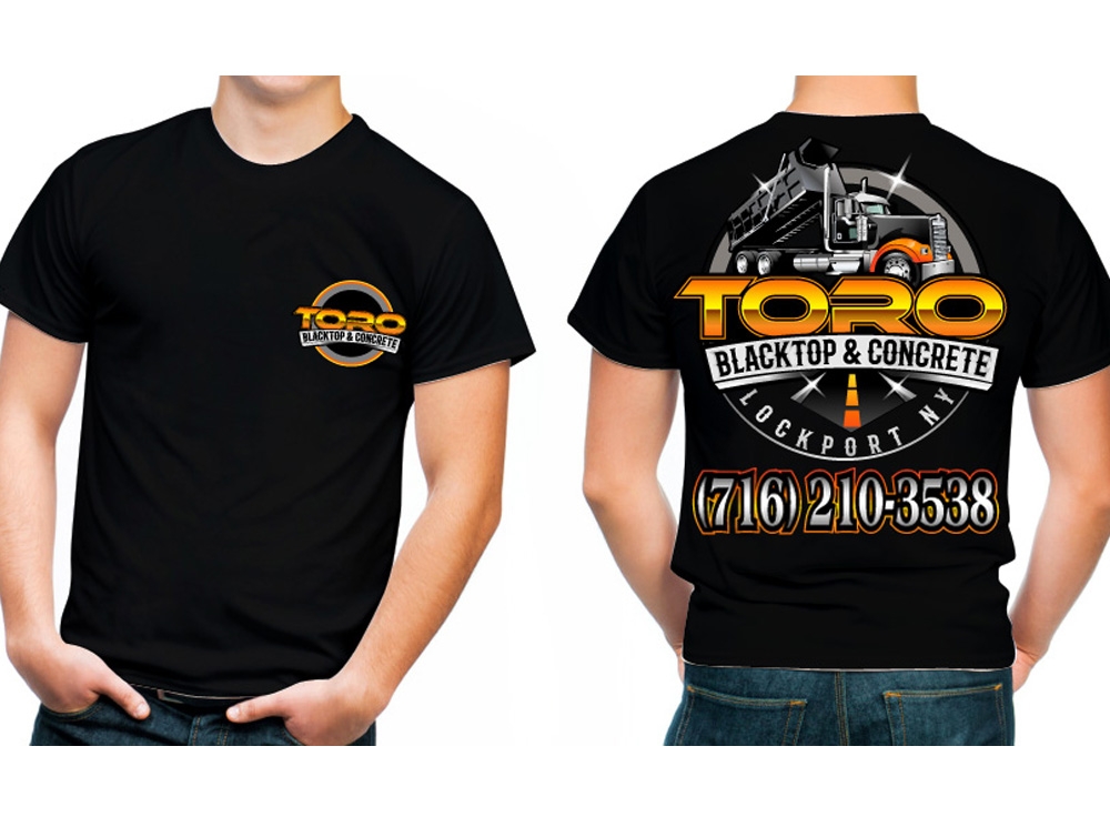 Toro Blacktop & Concrete logo design by THOR_