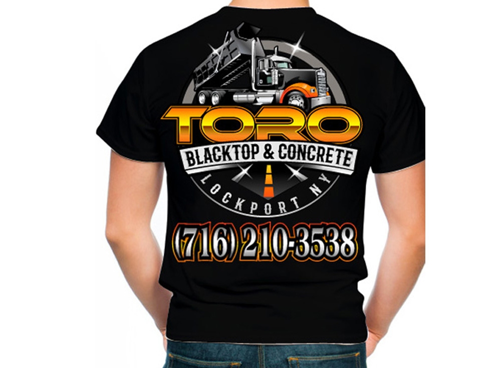 Toro Blacktop & Concrete logo design by THOR_