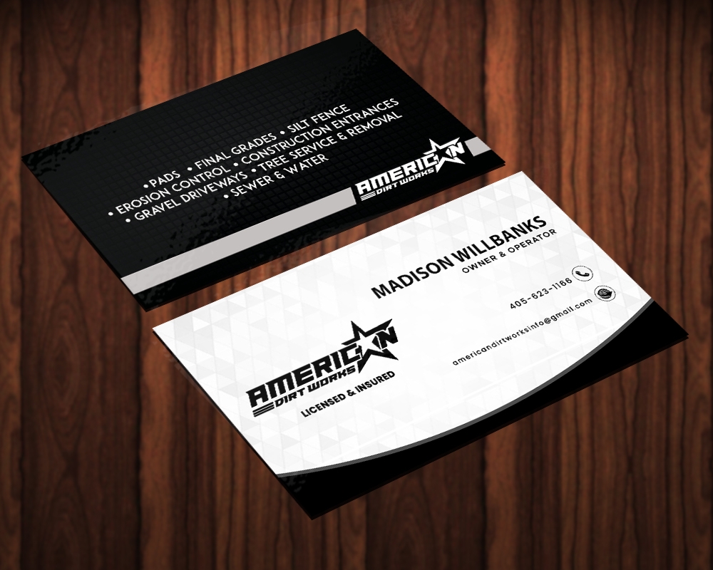 American Dirt Works   logo design by MastersDesigns