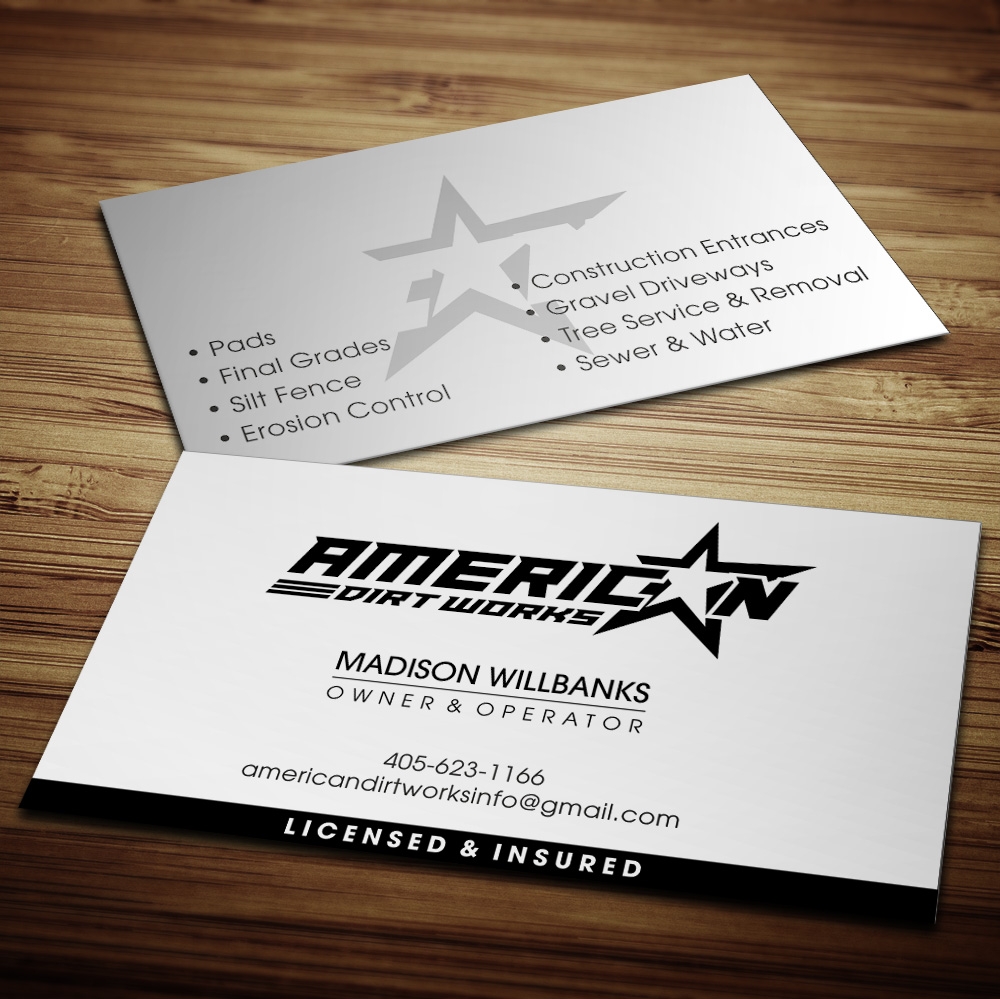 American Dirt Works   logo design by dibyo