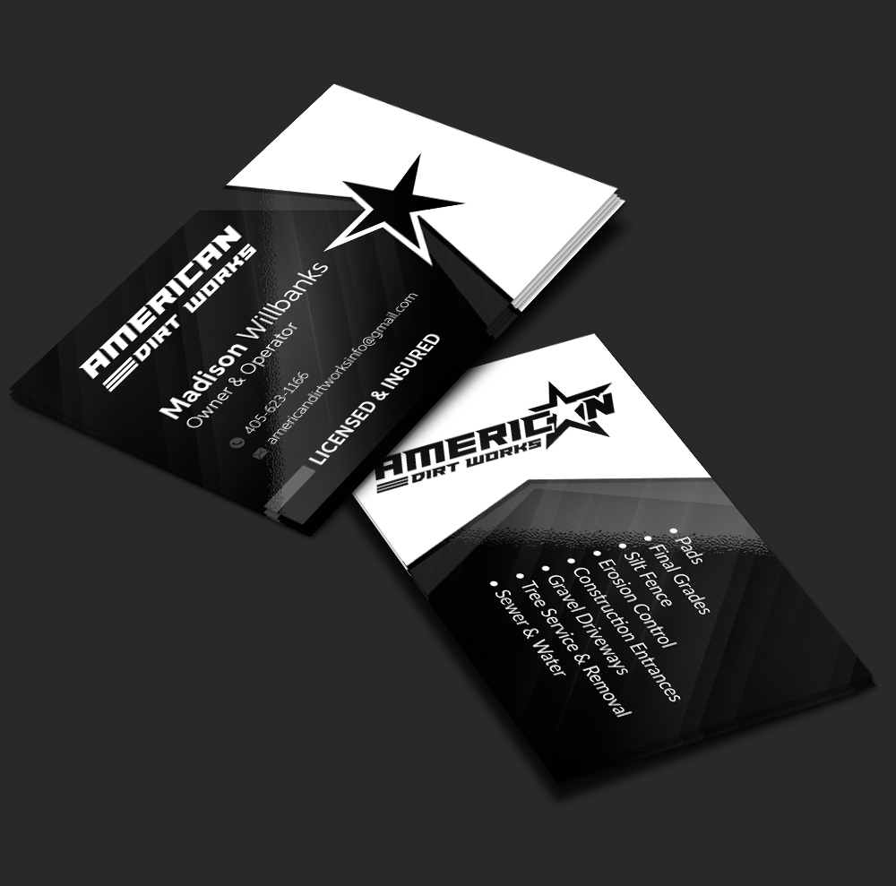 American Dirt Works   logo design by DreamLogoDesign