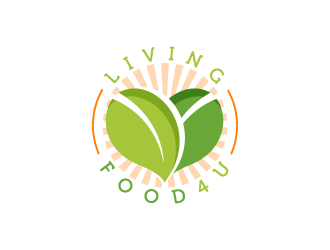 LivingFood4U logo design by pencilhand