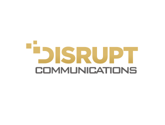 Disrupt Communications logo design by YONK
