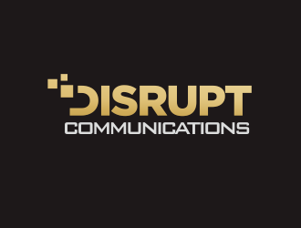Disrupt Communications logo design by YONK