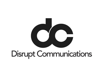Disrupt Communications logo design by kunejo