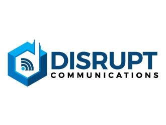 Disrupt Communications logo design by J0s3Ph