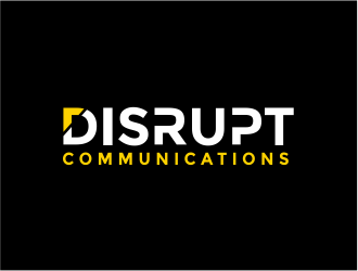 Disrupt Communications logo design by Girly