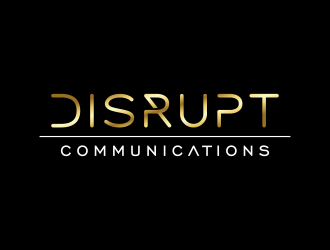 Disrupt Communications logo design by HeGel