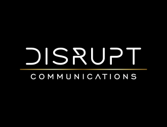 Disrupt Communications logo design by HeGel