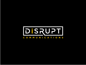 Disrupt Communications logo design by bricton