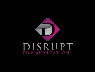 Disrupt Communications logo design by bricton