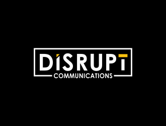 Disrupt Communications logo design by giphone