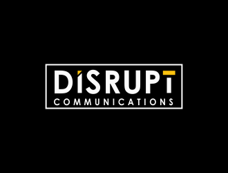 Disrupt Communications logo design by giphone