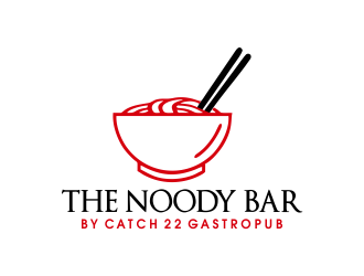 The Noody Bar (By Catch 22 Gastropub) logo design by JessicaLopes