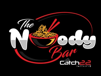 The Noody Bar (By Catch 22 Gastropub) logo design by DreamLogoDesign