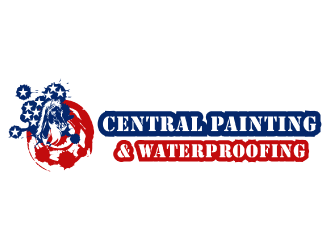 Central Painting and Waterproofing logo design by nona