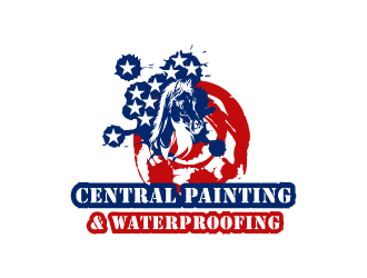 Central Painting and Waterproofing logo design by nona