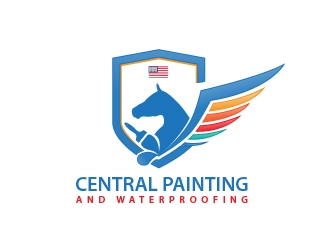 Central Painting and Waterproofing logo design by Cyds