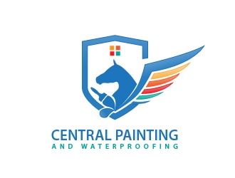 Central Painting and Waterproofing logo design by Cyds