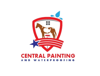 Central Painting and Waterproofing logo design by Cyds