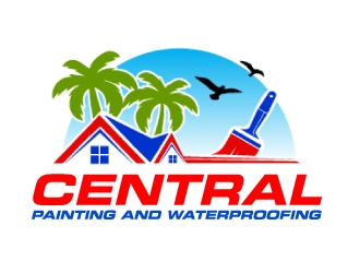 Central Painting and Waterproofing logo design by AamirKhan