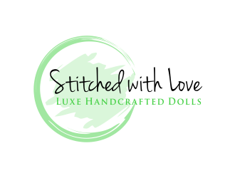 Stitched with Love logo design by Girly
